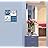 Canvas Prints Wall Art - A Set of 4 Unique Nautical Backgrounds. Blue, Red and White Seamless Patterns - 24" x 24"