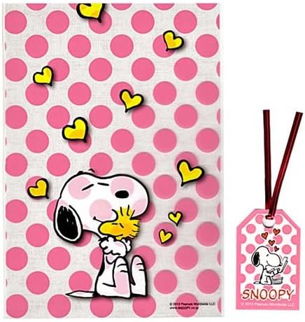 Amazon スヌーピー 10枚入oppギフトバッグ ドット9317 Peanuts ラッピング 包装 袋 透明 クリア キャラクター バレンタイン お菓子 おもちゃ おもちゃ