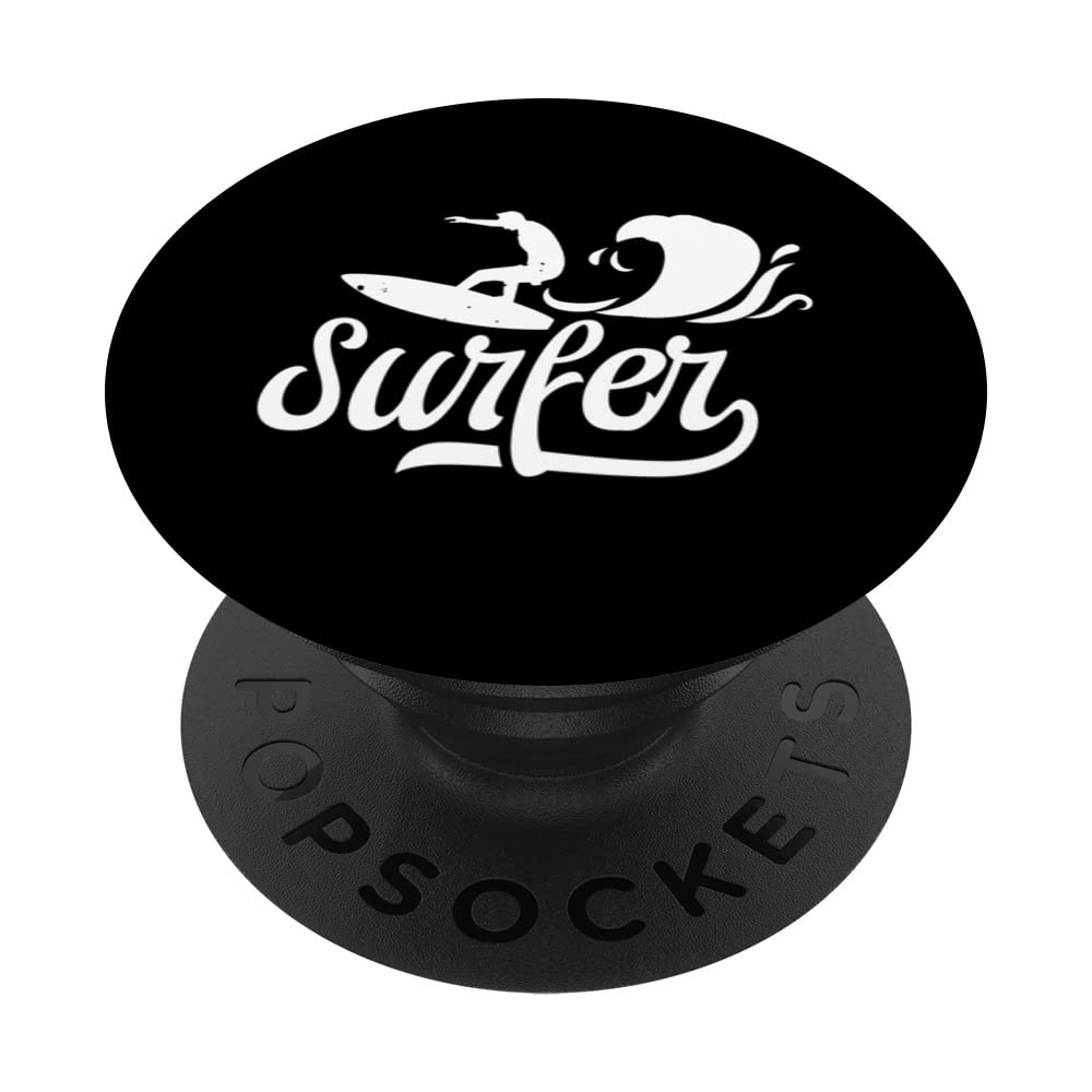 Surfer Surfers Surf Surfing Surfboard PopSockets Swappable PopGrip