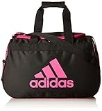 adidas Diablo Small Duffel Bag, One Size, Black/Shock Pink