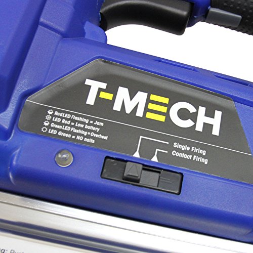 Nagelpistole Akkutacker Elektrotacker Tacker Nagler Magazinnagler Druckluftgeräte Kabellos mit 300 Gratis Nägel und 300… – Bild 7