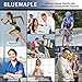 Bluemaple Thigh High Compression Socks for Women and Men Circulation(3 Pairs) Over the Knee-Best Support for Running,Travel
