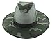 JFH GROUP Wide Brim Men Safari/Outback Summer Hat with Neck Flap (Extra Large, Dark Green Camouflage)