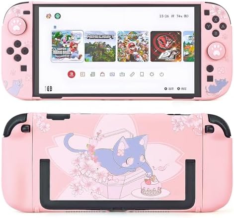 Amazon.com: HYPERCASE Switch OLED Hard Shell Dockable Protective