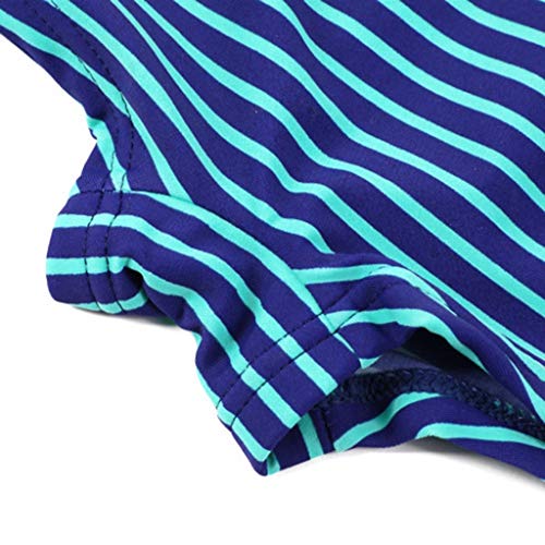 Drindf Baby Clothes Boys Swim Trunks, Striped Stretch Beach Swimsuit 2Y-12Y,Board Shorts Quick Dry Surfing Swimwear Pants,