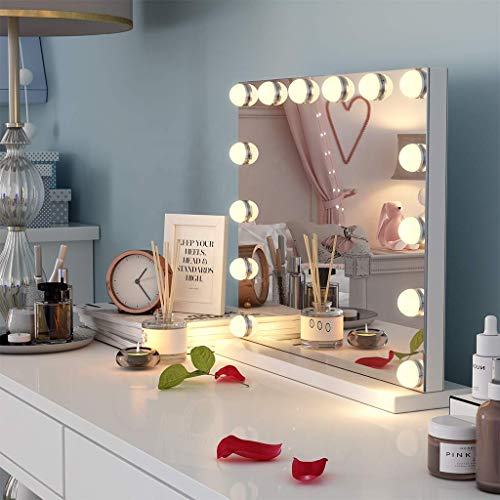 Fenair Vanity Mirror with Lights, Hollywood Mirror with Lights, 14