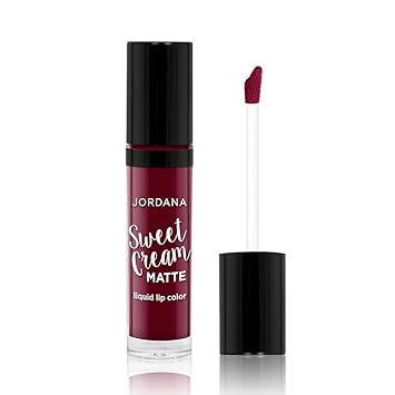 Jordana Sweet Cream Matte Liquid Lip Color Sweet Marsala Wine Amazon De Beauty