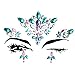 6 Sets Festival Rave Face Gems Glitter,Rhinestone face gems, Face Body Temporary Tattoos