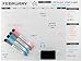 Magnetic Dry Erase Board Calendars: Whiteboard 12 Month Calendar Organizer & Planner for Fridge or Office Wall - Plan Weekly Schedule & Family Chores - With Two 16”x12” Boards, Markers & Task Magnets