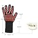 KI Store BBQ Gloves Extreme Heat Resistant 932°F Grill Gloves Long Sleeves Washable Barbecue Oven Mitts for Kitchen Grilling Hand Protection