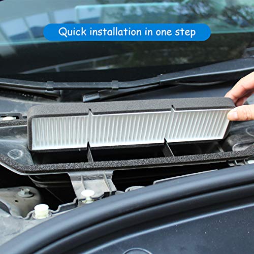 VIHIMAI Tesla Model 3 Air Intake Filters Cabin Air Vent Intake with Activated Carbon Air