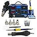 Super Deal PRO 2in1 Soldering Station 862d+ SMD Hot Air Rework Station Soldering Iron Station LED Display W/4 Nozzle
