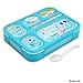 Leakproof Bento Lunch Box for Kids, FIOLOM 5 Compartments Divided Lunch Container Set with Spoon & Fork Cute Microwave Safe Meal Prep Box for Boys Girls Children School