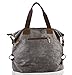 Fansela Women Vintage Retro Canvas Hobo Shopper Crossbody Handbag, Grey