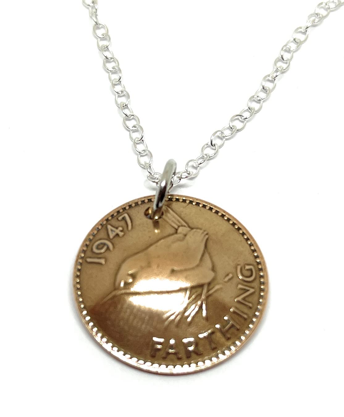 1947 Original Farthing Domed Pendant for a 79th birthday