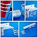 Agile-shop Alumimum Hair Dryer Stand Storage Organizer Rack Holder Hanger Wall Mounted Bathroom Set