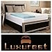 Memory Foam Mattress Topper | Free Cover Included | 3 Inch | Infused With Gel | This #1 Best Selling Luxury Topper is on Sale Now | Made in the USA | Sold Exclusively by LuxurestLLC! (King)