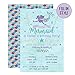 Your Main Event Prints Mermaid Birthday Invitations - 20 Fill-In Mermaid Party Invitations