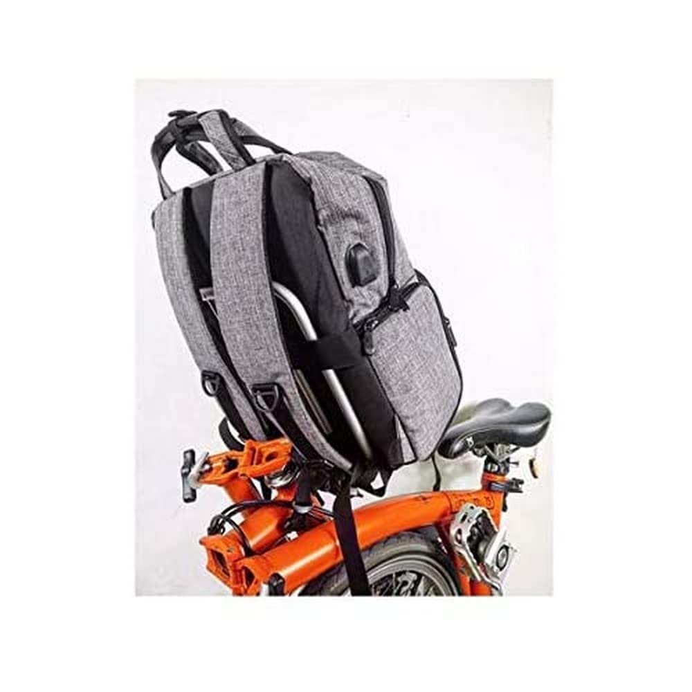 ERROR:#N/A Trigo Custom Carrier Frame for BROMPTON Bag Modifications 30x28 cm, Silver