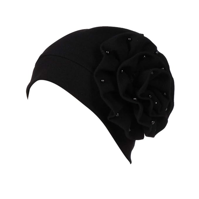 VRTUR Damen Beanie Strickmützen Mütze Muslim Hu SchalTurban Wickeln Deckel