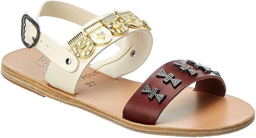 Amazon.com | Ancient Greek Sandals Dinami Elements Leather Sandal | Sandals