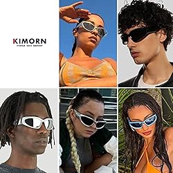 kimorn Y2K Wrap Around Polarized Sunglasses Womens