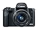 Canon EOS M50 Mirrorless Camera Kit w/EF-M15-45mm and 4K Video (Black) (Renewed)