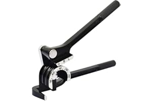 Wostore 180 Degree Tubing Bender for 1/4 5/16 and 3/8Inch Copper Aluminum Thin Stainless Steel Black