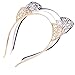 AWAYTR 3PC - Crystal Cat Ears Hair Hoop Headband for Women Girls Cats Ears Hairband Headwear Hair Accessories (Decorative pattern)