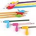 Pencil Grips,Firesara Silicone Ergonomic Writing Aid Dolphin and Handle Style Pencils Training Grip Holder for Kids Students Kindergarten Adults Right Handed The Aged Disabled Hands (9pcs)