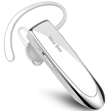 Bluetooth Headset New Bee Wireless Headset Bluetooth Freisprechen in Ear mit Clear Voice Capture Technologie Bluetooth in-Ear