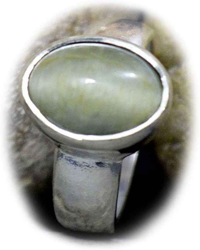 Choose Your Color Natural Gemstone Chakra Healing Ring Sterling Silver 5 Carat Handmade Jewelry Size H-Y