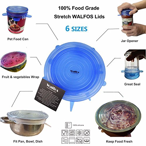 Comfures Stretchable Food Silicone Lid, 6 pieces - Silicone Stretch Lids - Stretch & Seal Lids - Pack Of Various Sizes… 7 Comfures Stretchable Food Silicone Lid, 6 pieces - Silicone Stretch Lids - Stretch & Seal Lids - Pack Of Various Sizes… - Image 8