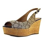 Coach Womens Ferry Peep Toe Casual Platform Sandals