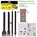 Aiskaer Stainless Steel 4mm 1/2/4/6 Prong DIY Diamond Lacing Stitching Chisel Set Leather Craft Kits