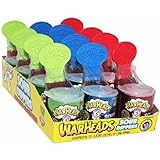 WARHEADS SOUR DIPPER SWEET LOLLIPOP With SOUR POWDER 1.5 oz Each ( 12 in a Pack )