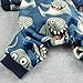Fitwarm Shark Pet Clothes for Dog Pajamas Cat Jumpsuit PJS Apparel Lightweight Velvet Blue Medium