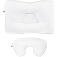 Core Products Tri-Core Cervical Support Pillow & Travel Core Combo, Standard Firm - Full Size