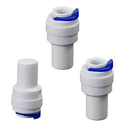 1/4" PE Hose Cap with OD Push-In Quick-Connect Seal