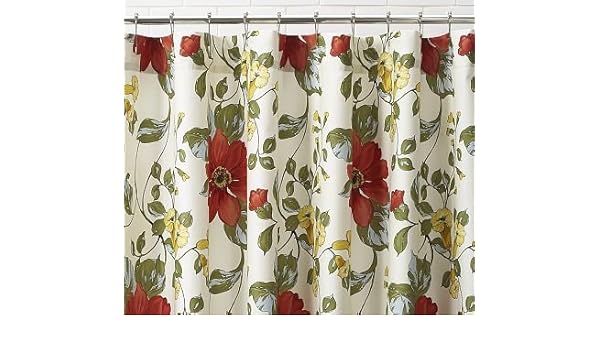 Amazon Com Pottery Barn Sophia Organic Shower Curtain Home Kitchen