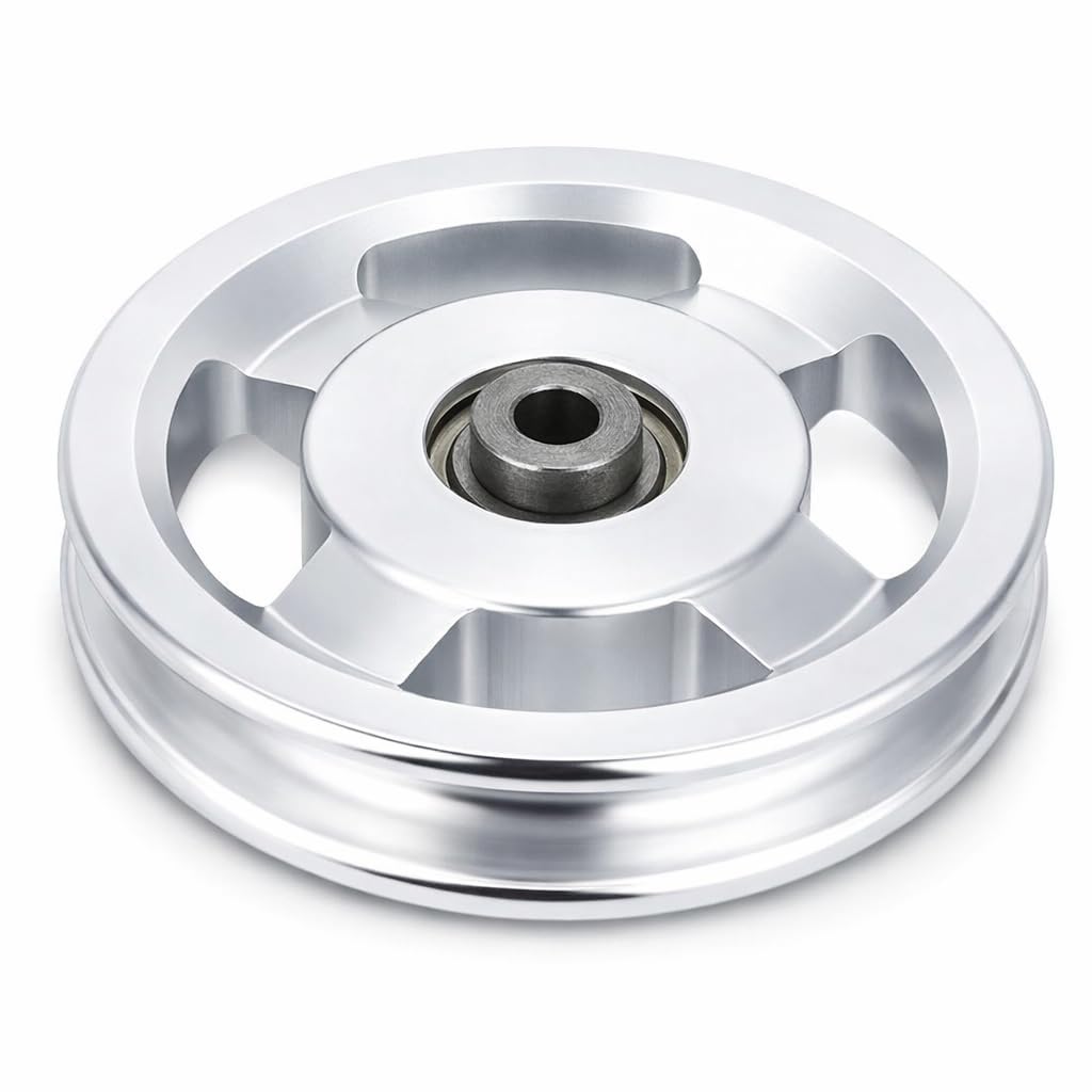 Alomejor Bearing Pulley Wheel Gym Pulley Wheel for Fitness Equipment Part (115mm)