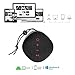 Portable Bluetooth Speaker, QWOO Pebble Waterproof Wireless Speaker Built-in Mic 18 Hours Playing Time with Loud Stereo Sound Rich Bass for Indoor/Outdoor via Bluetooth 4.2/TF Card/AUX Black