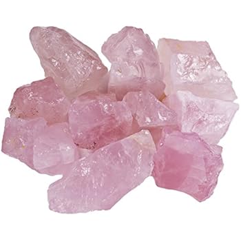 Hypnotic Gems 1 lb Bulk Rose Quartz Rough from Madagascar - Large 1