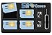 Slim Universal SIM Card Case, Storage Holder 4 SIM Card, 2 MicroSD Memory Cards and iPhone pin ♦ Including 6 sim Card Adapters 1 iPhone Eject Pin
