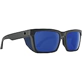 SPY Optic Helm Tech, Full Cover Square Sunglasses, Color and Contrast Enhancing Lenses