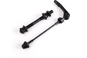 Quick Release Skewer Set,Front and Rear Wheel Hub Axle,Iron Repair Tool for 20" to 28" Mountain and Road Bikes 6/7/8 Speed,Bl