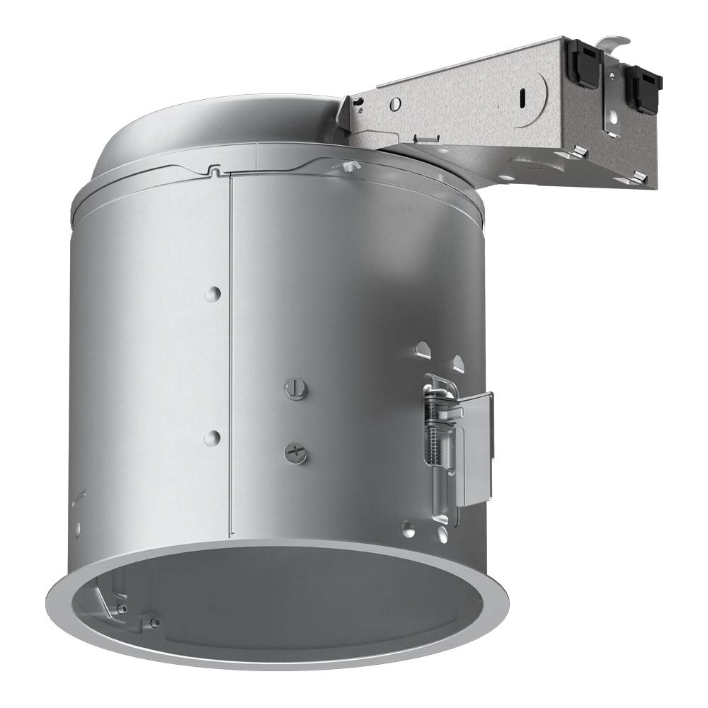 Photo 1 of HALO E26 6 in. Aluminum Recessed Lighting Housing for Remodel Ceiling, Insulation Contact, Air-Tite, (E7RICAT)