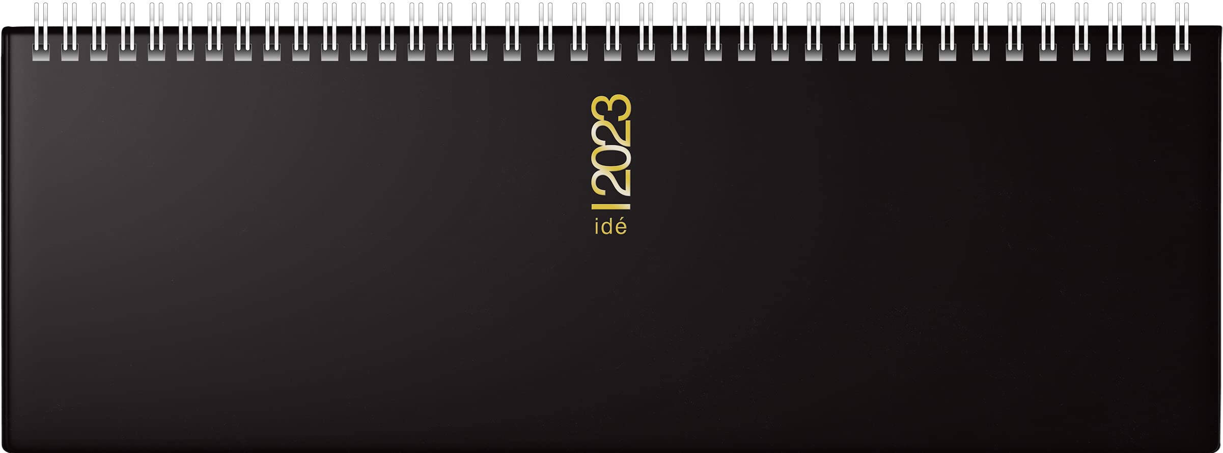 rido/idé Weekly Calendar Model AC Weekly Landscape Appointment 2023 Sheet Size 30.7 x 10.5 cm Black