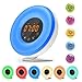 [2018 New Arrival] Wake Up Light Alarm Clock Sunrise Simulation Digital Alarm Clock, 6 Natural Sounds, FM Radio, Smart Snooze/Sunset Function, Touch Control 7 Colors Night Light With USB Charger