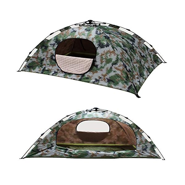 TINE Camping-Digital-Tarnung Baumwolle Zelt Warm Tarnzelt Winter-Windsicher Tarnzelt verdickte (1-2 Personen),1 Person – Bild 6